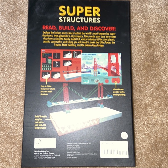 Engineering Super Structures Educational Building Set Toy Game Book Learning Aid - Picture 3 of 6